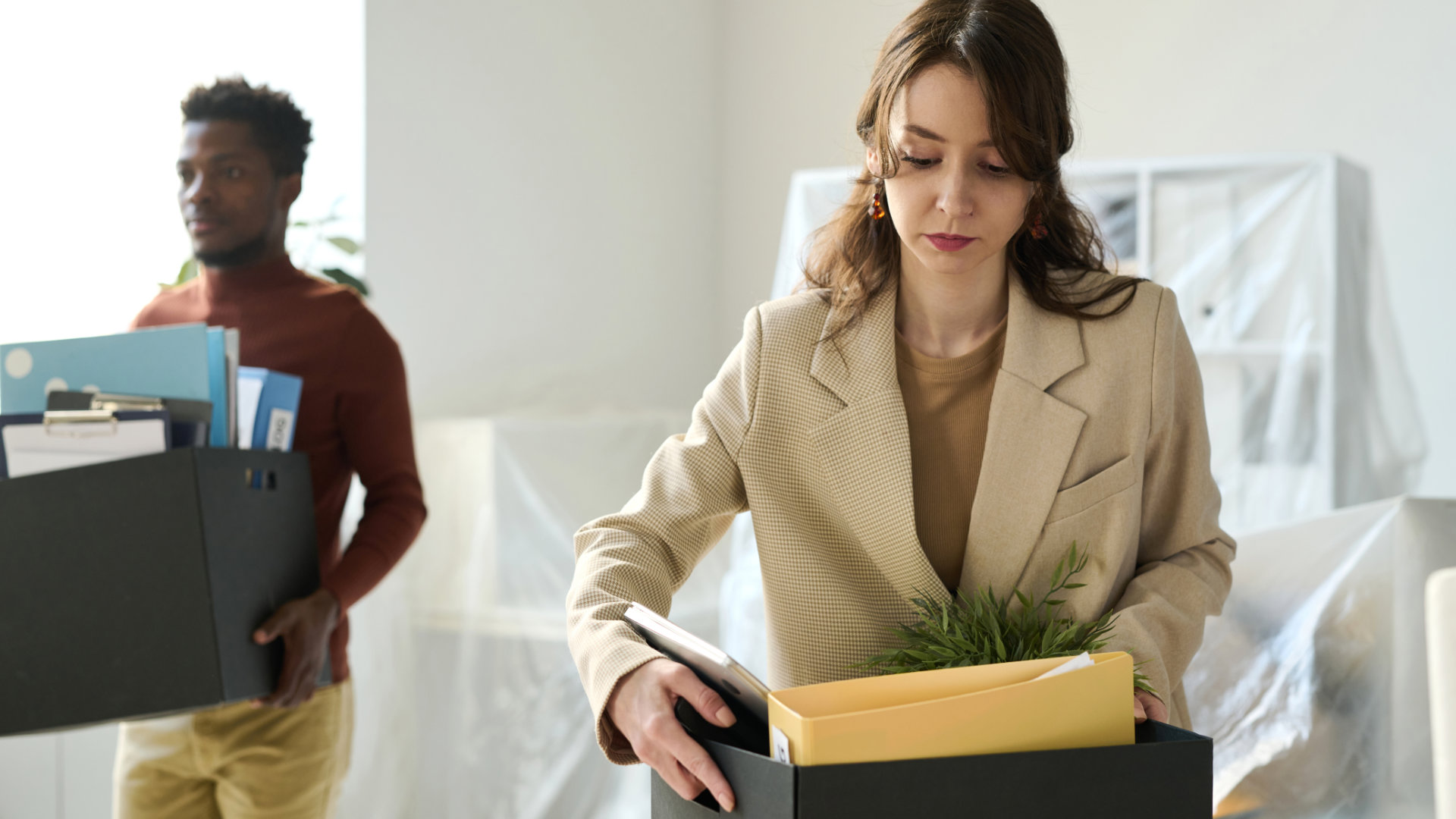 A bookkeeper has resigned and is leaving the office